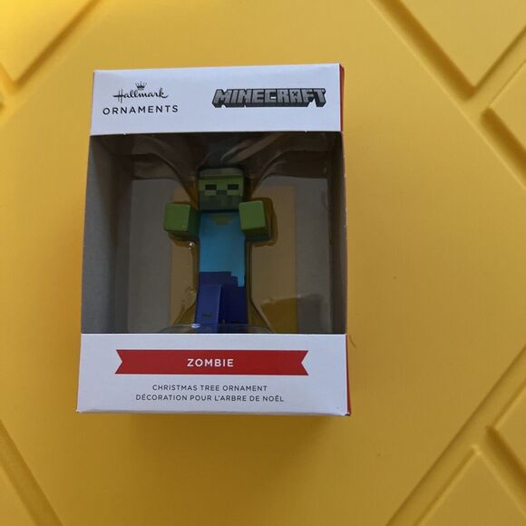 Hallmark Minecraft ZOMBIE Resin‎ Collectible Christmas Tree Ornament NEW 2023 - Picture 1 of 3
